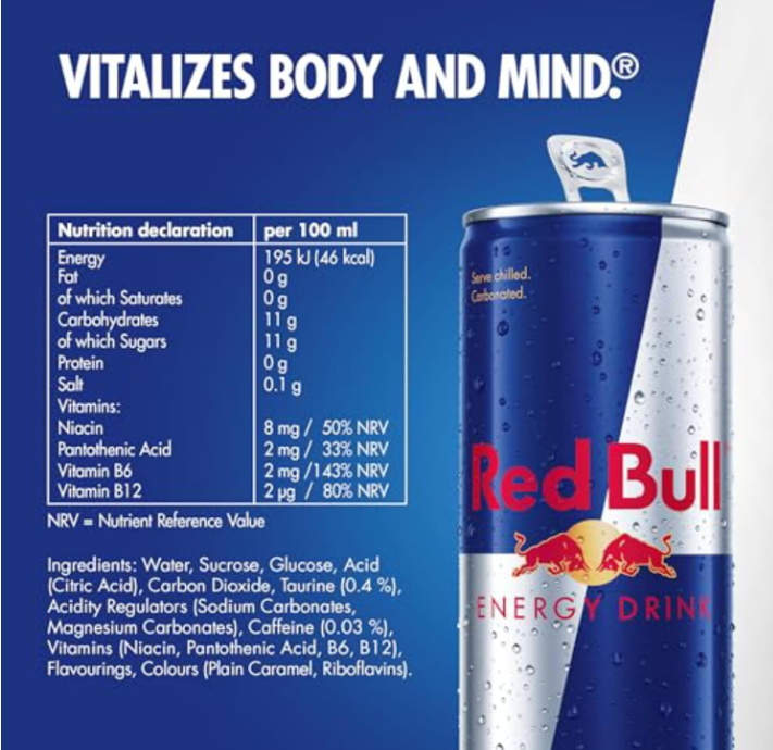 Red Bull Original Energy Drink (24 x 250ml Cans)